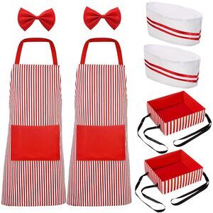 4711 1950s Adult Waiter Costume Kit Hot Dog Soda Jerk Costume